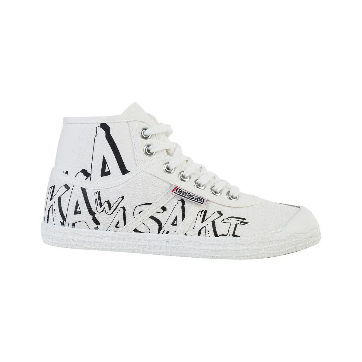 Graffiti Canvas Boot K202415 1002 White