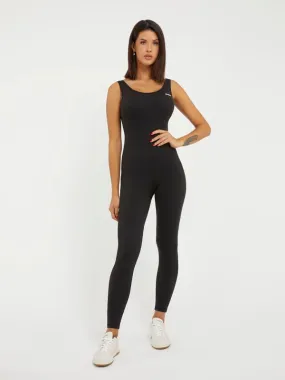 GUESS Small Logo Skinny Jumpsuit