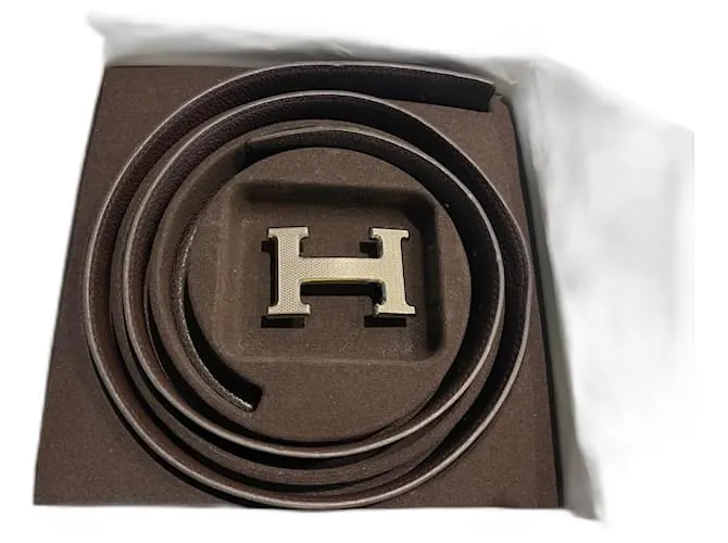 Hermès H Belt Negro 