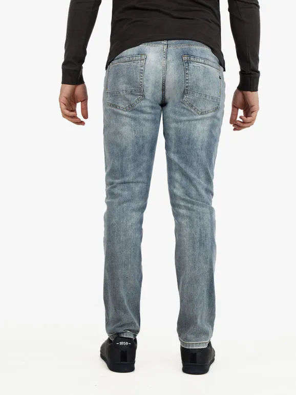 Johnny Looper Vaqueros de hombre slim fit con roturas