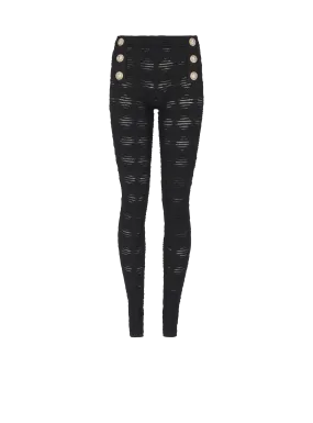 Leggings de punto Diamond con 6 botones