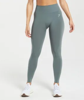 Leggins Gymshark Everyday Seamless Leggings Teal | 604875-ZFS