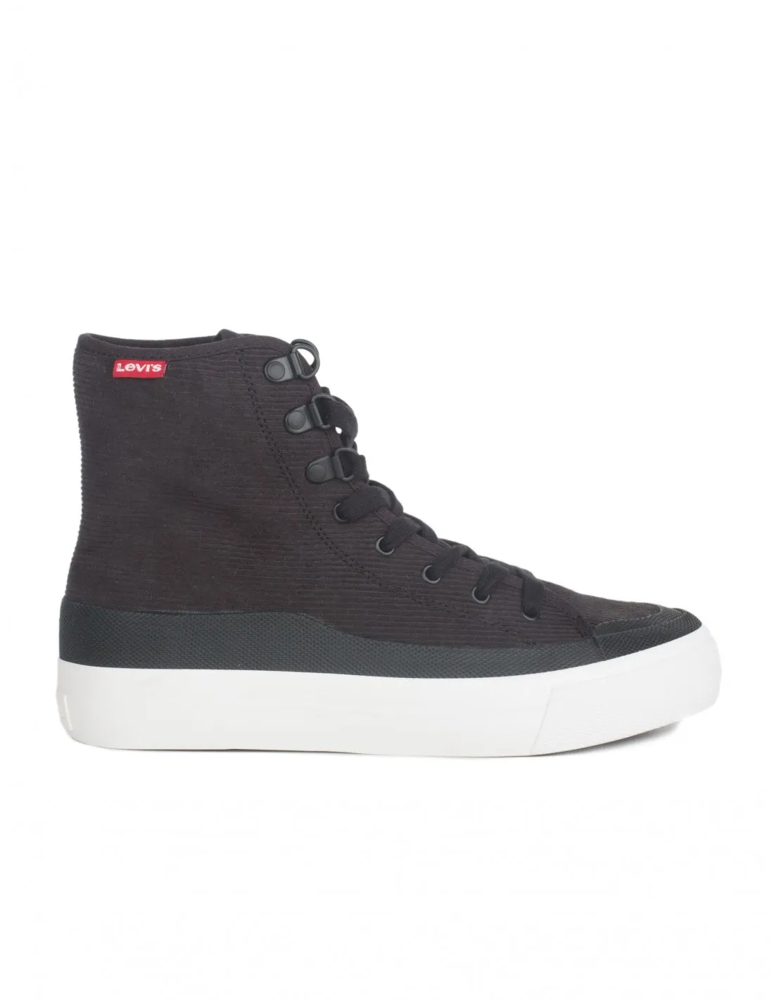 LEVIS Zapatillas Altas Pana Negras