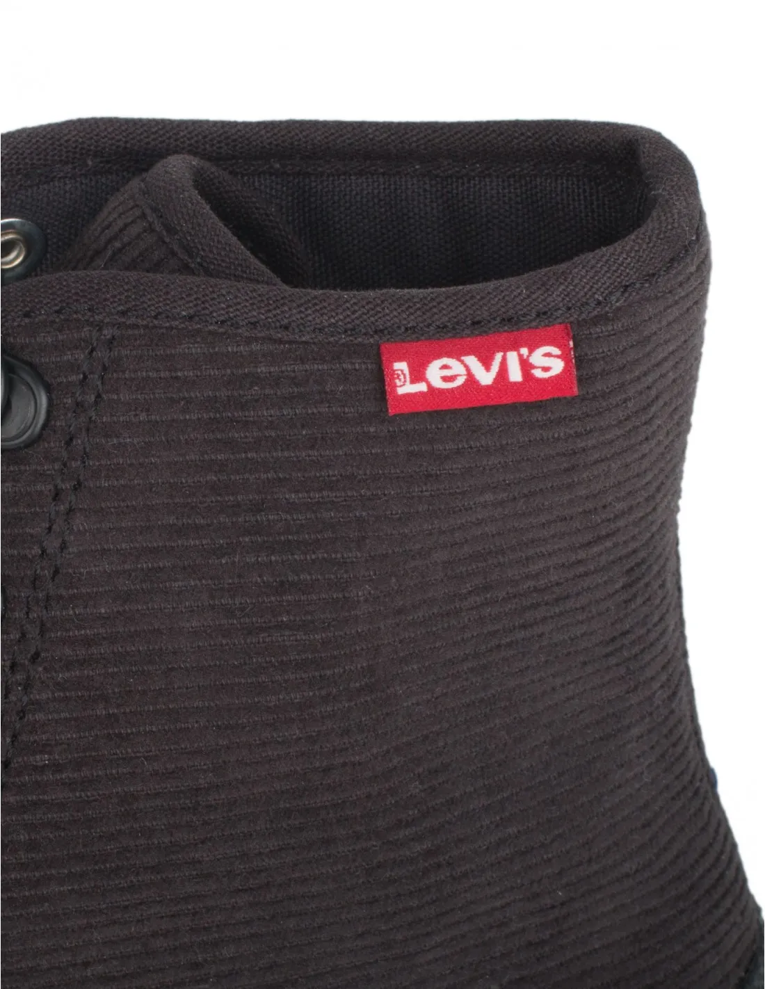 LEVIS Zapatillas Altas Pana Negras