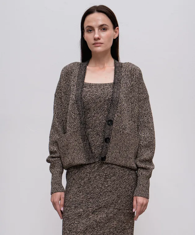 Max Mara Sportmax Beige melange cardigan POOL