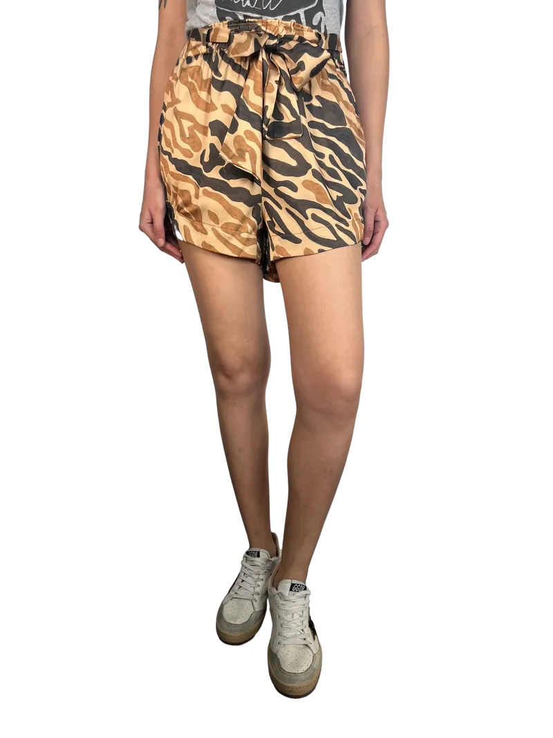 MILLIE Shorts Hope Leopard Camel