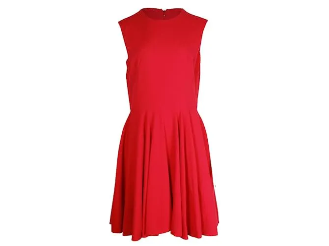 MINI VESTIDO Alexander McQueen en Acetato Rojo Roja 