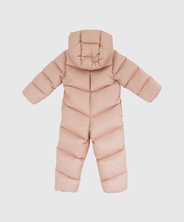 Moncler ENFANT Children's down jumpsuit with contrasting inserts