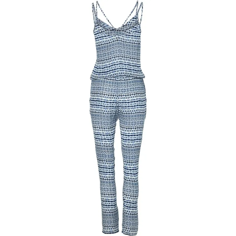 Mono largo O’NEILL práctico y cómodo para Mujer LW SAND CITY PRINT JUMPSUIT Ref. 8A8904 blanco/azul