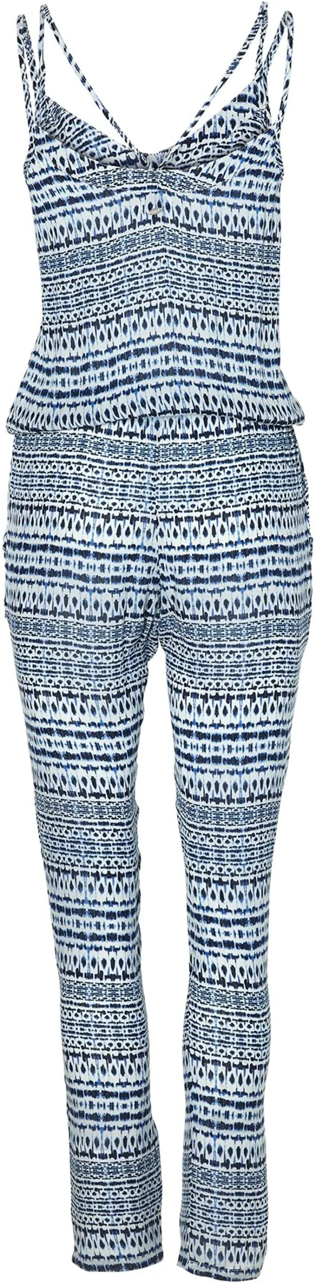 Mono largo O’NEILL práctico y cómodo para Mujer LW SAND CITY PRINT JUMPSUIT Ref. 8A8904 blanco/azul