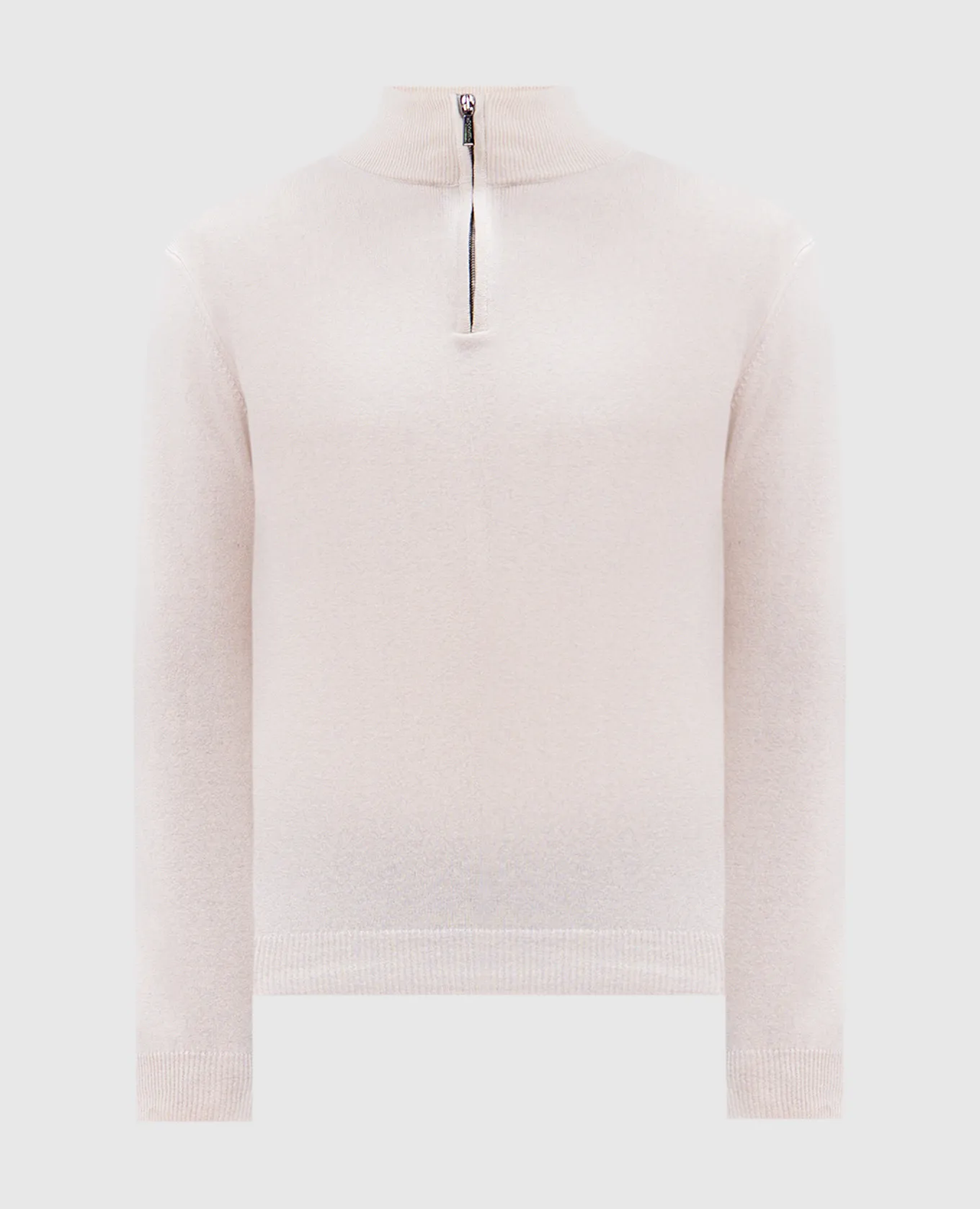 MooRER Beige jumper TERNI made of cashmere and silk