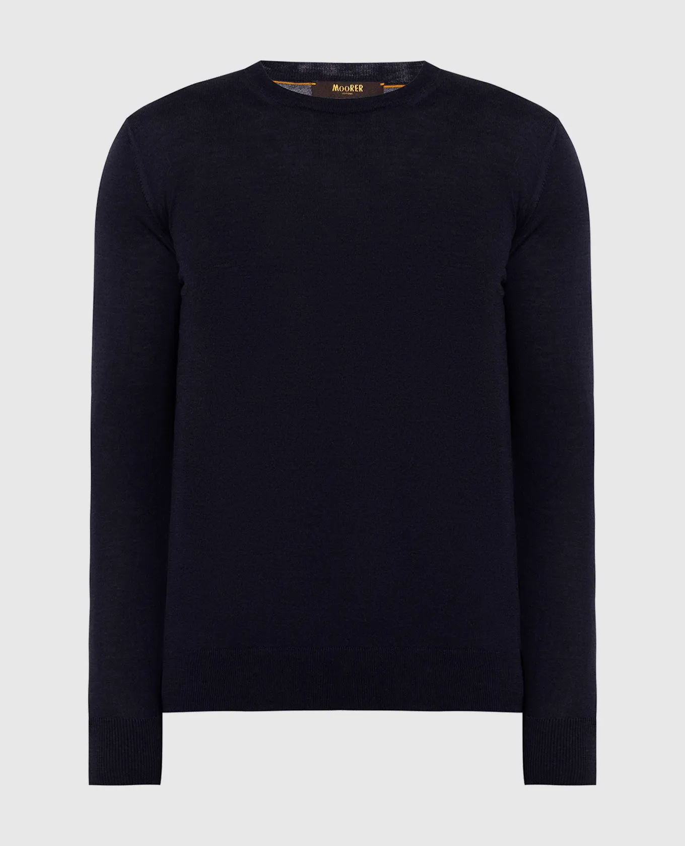 MooRER Navy blue Cornelius-mll wool jumper