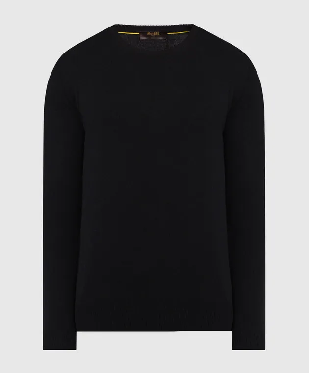 MooRER Orvieto black cashmere jumper