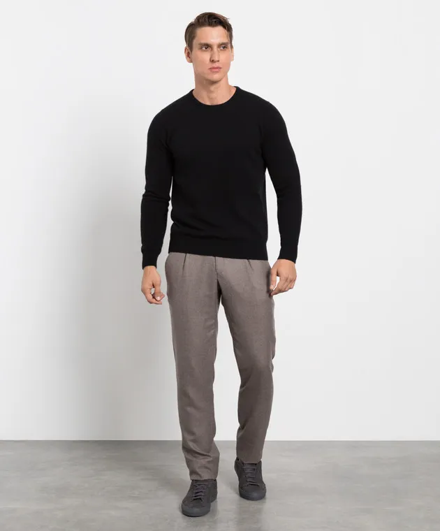 MooRER Orvieto black cashmere jumper