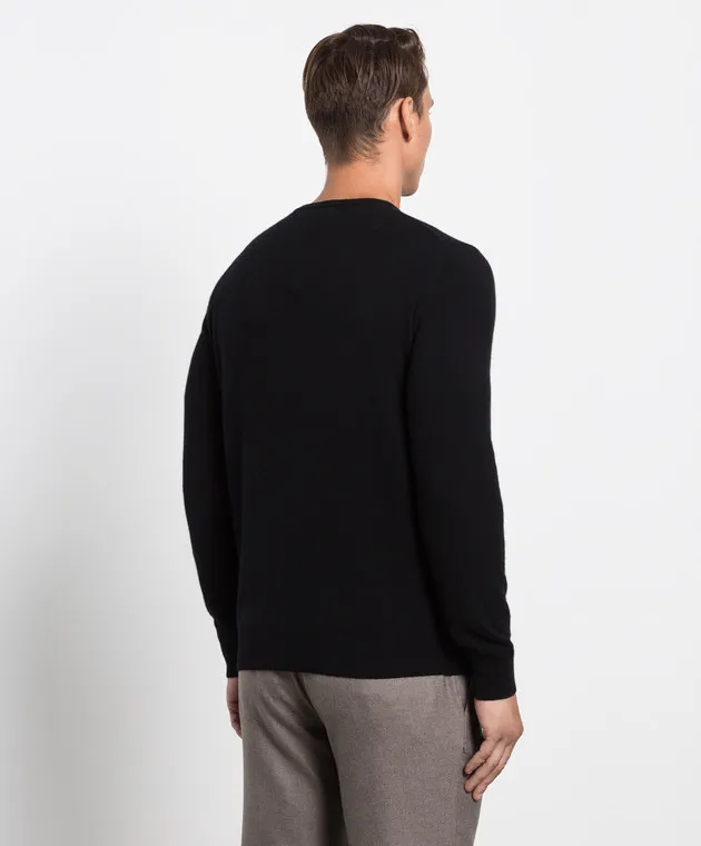 MooRER Orvieto black cashmere jumper