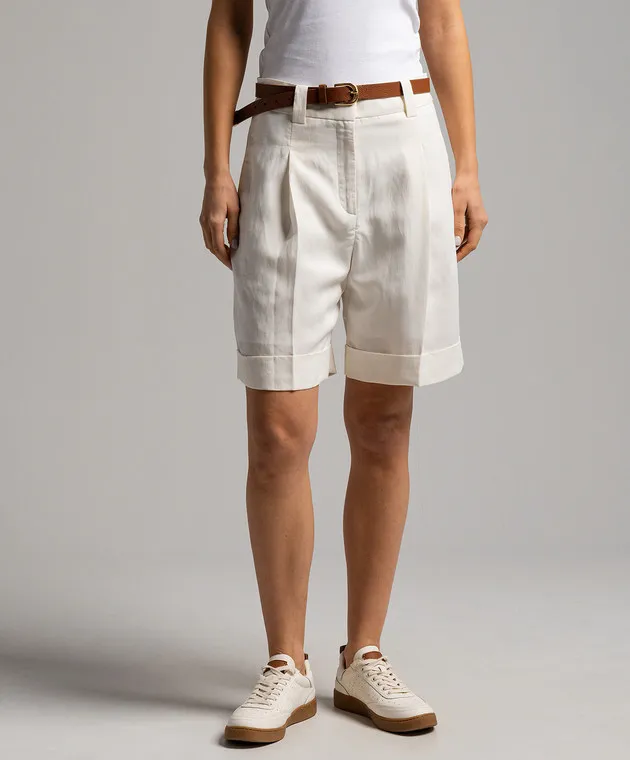 MooRER White ENGY shorts