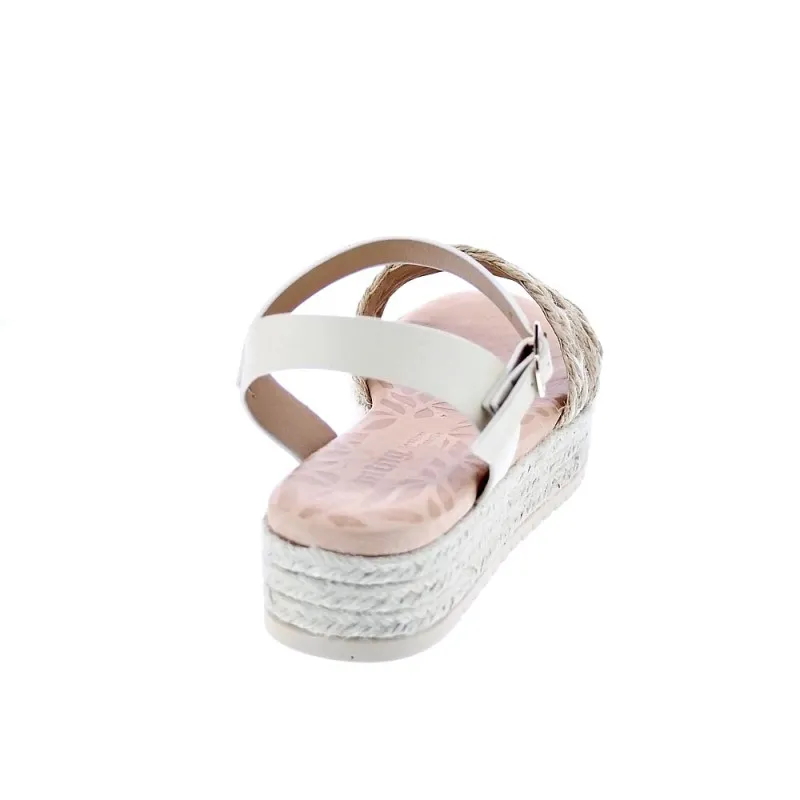 Mtng Sandalias Mujer Trenza Jute Beige