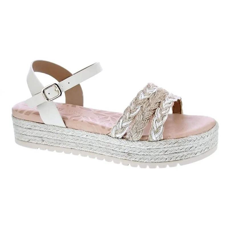 Mtng Sandalias Mujer Trenza Jute Beige