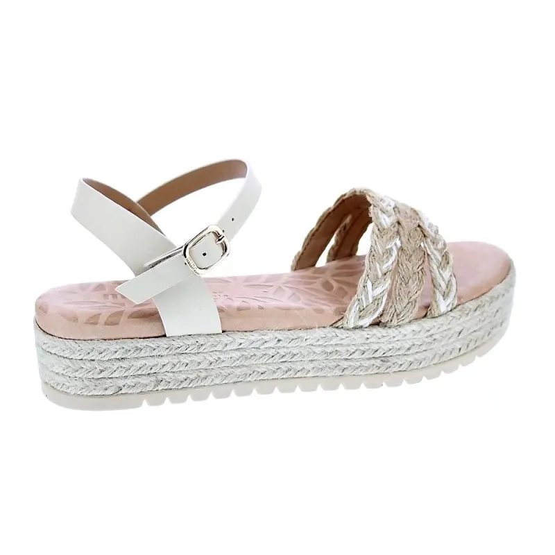 Mtng Sandalias Mujer Trenza Jute Beige