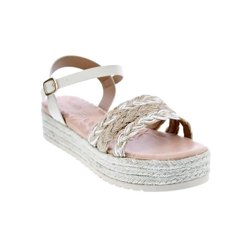 Mtng Sandalias Mujer Trenza Jute Beige