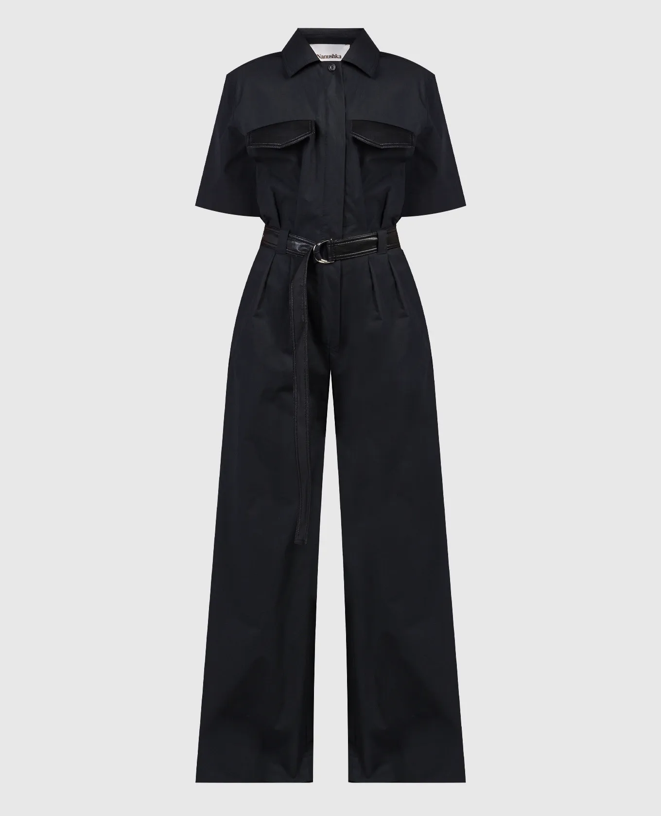 Nanushka Fabienne black jumpsuit