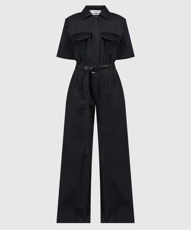 Nanushka Fabienne black jumpsuit