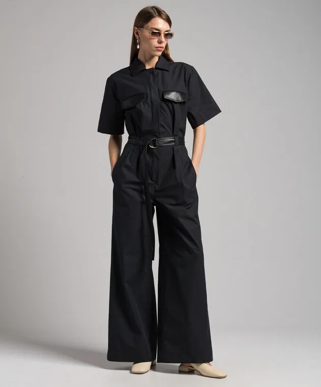 Nanushka Fabienne black jumpsuit