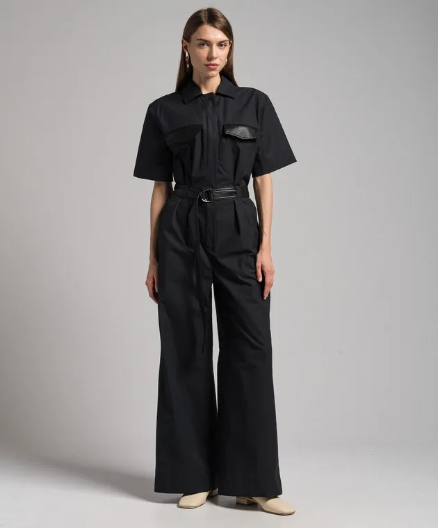 Nanushka Fabienne black jumpsuit