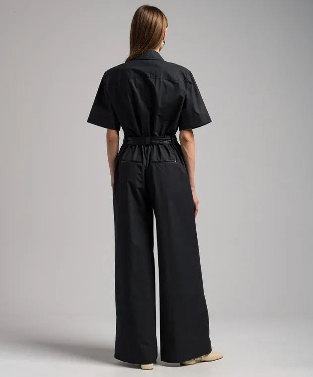 Nanushka Fabienne black jumpsuit