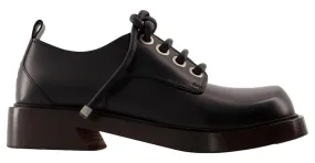 Old Calf Derbies - Alexander McQueen - Cuero - Negro 