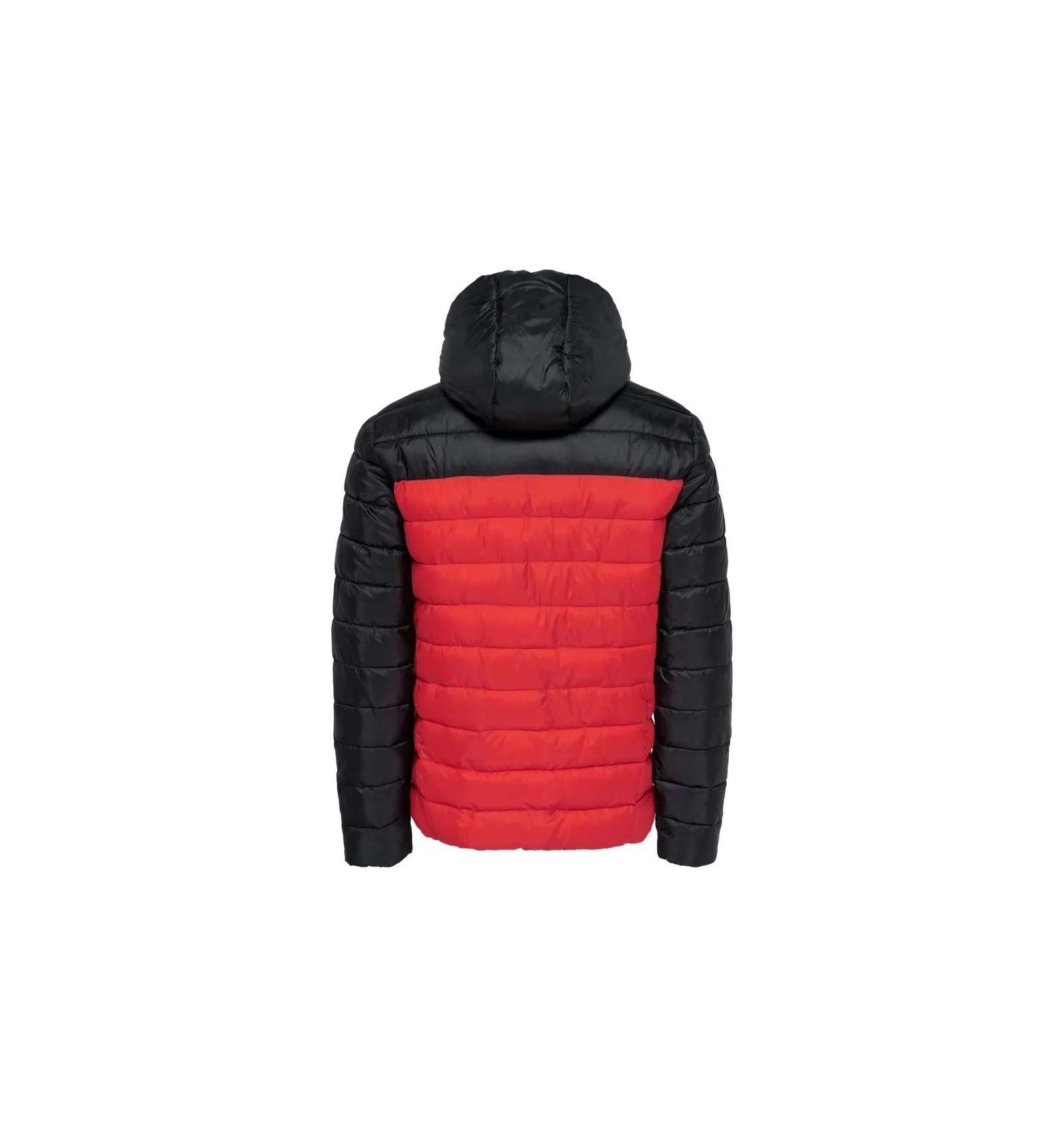 ONLY AND SONS STEVEN QUILTED JACKET AURA ORANGE