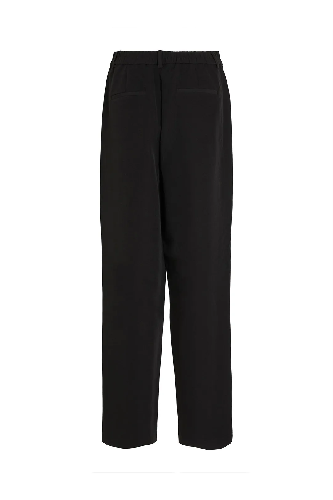 PANTALON RECTO TELA VIKAMMA NEGRO