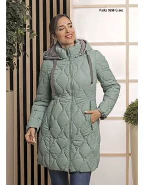 PARKA LARGA ROBERTO BASIC GIANNA ONDAS