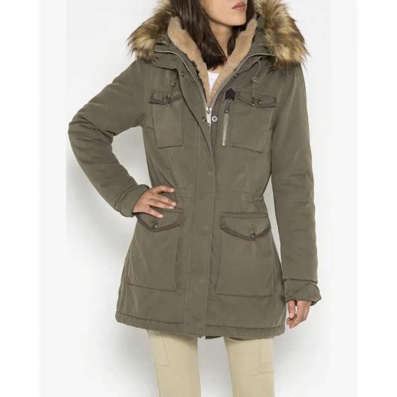 Parka Schott mujer JKTHALLW