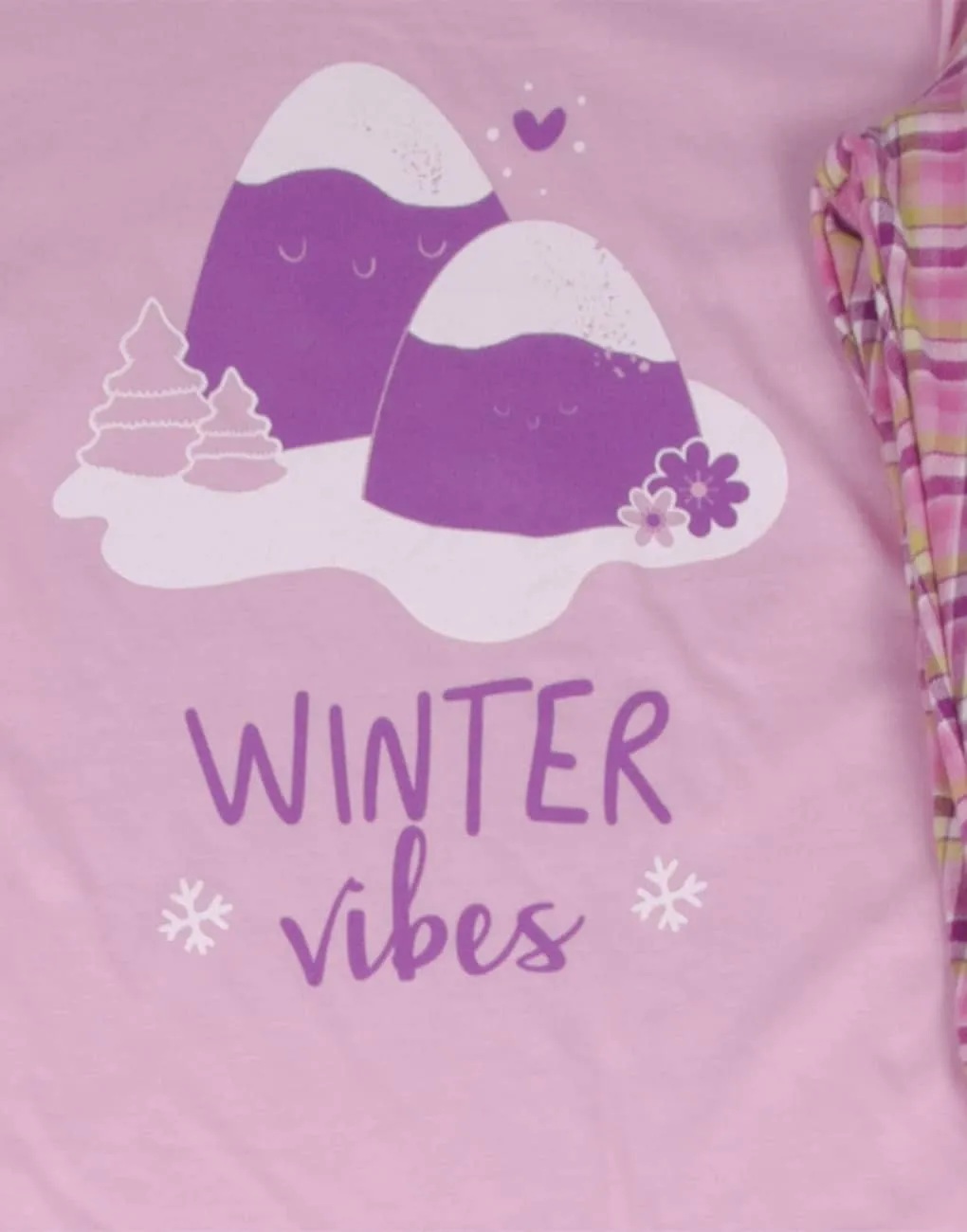 Pijama para dama manga larga “WINTER vibes” TWINS