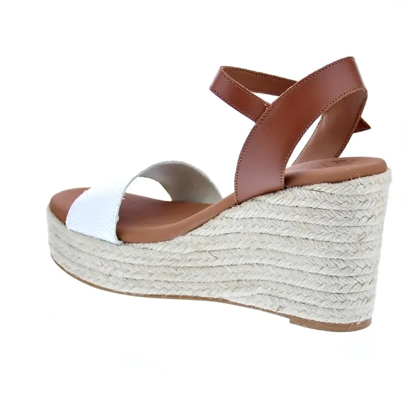 Popa Sandalias Mujer Bandon Snake Blanco