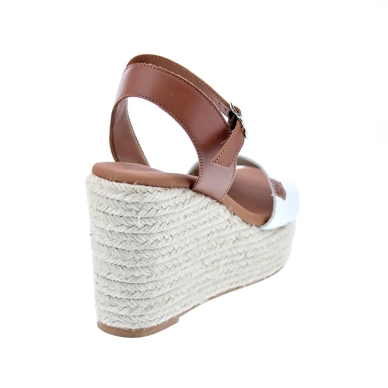 Popa Sandalias Mujer Bandon Snake Blanco