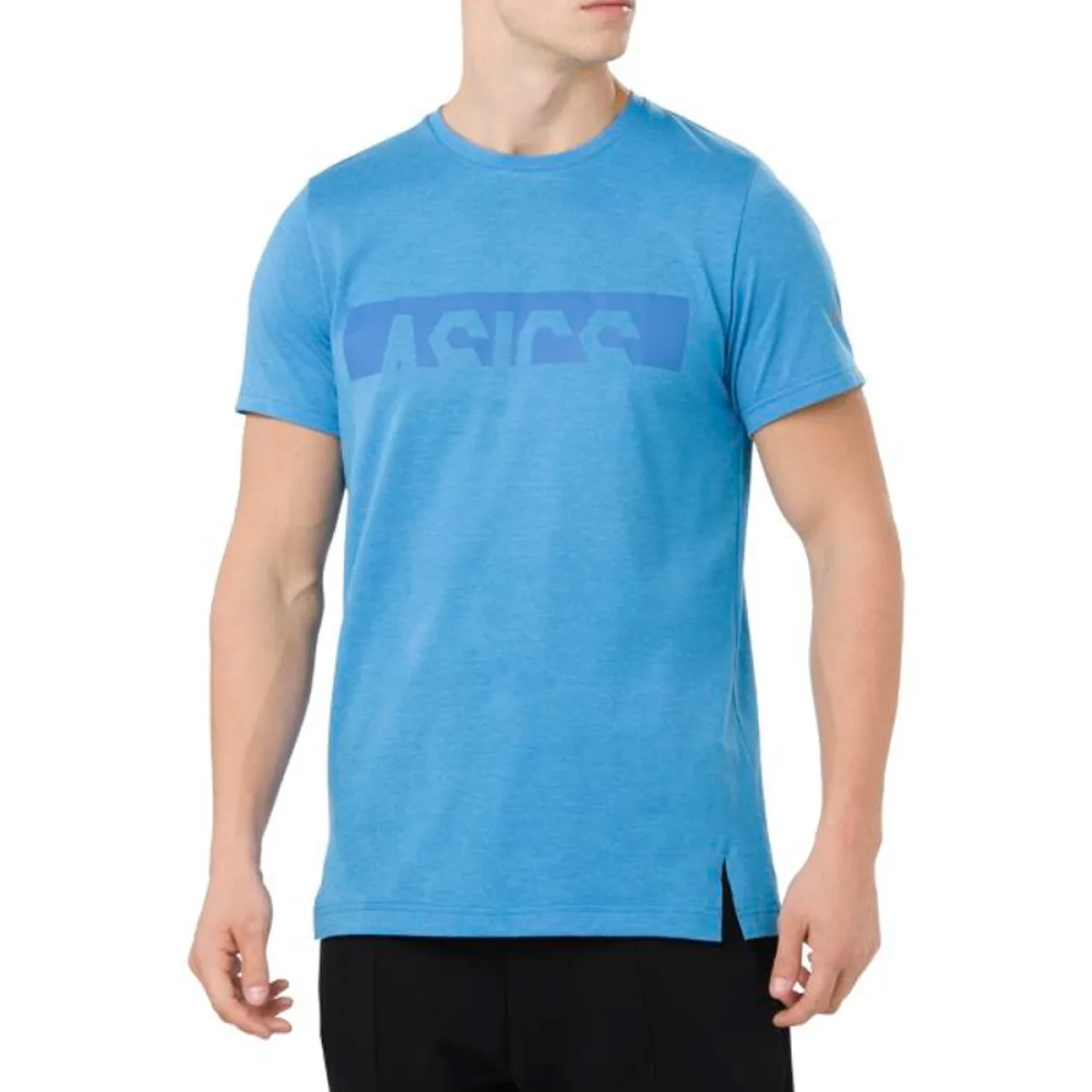 REMERA ASICS GRAPHIC SS TP - Blue