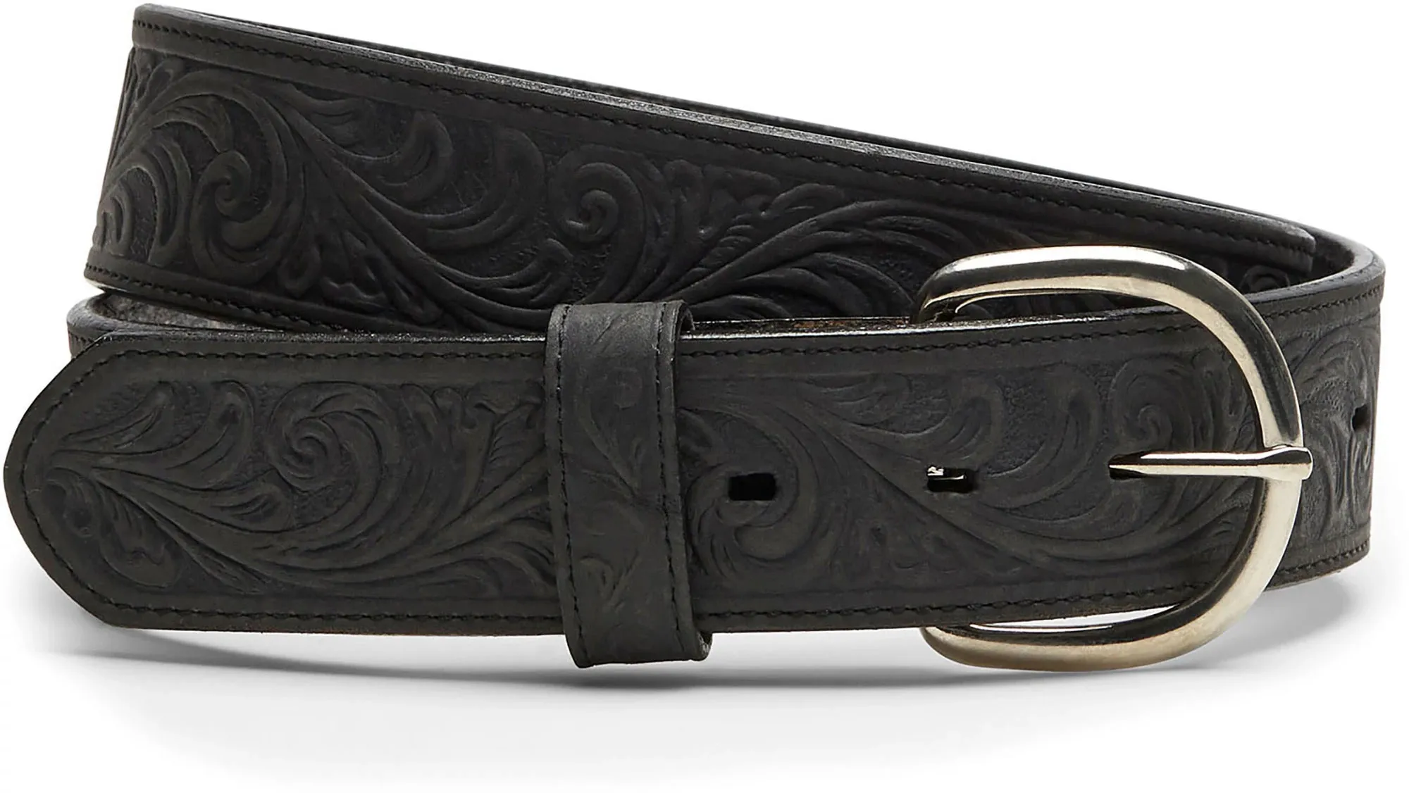 Scroll Tooled Belt