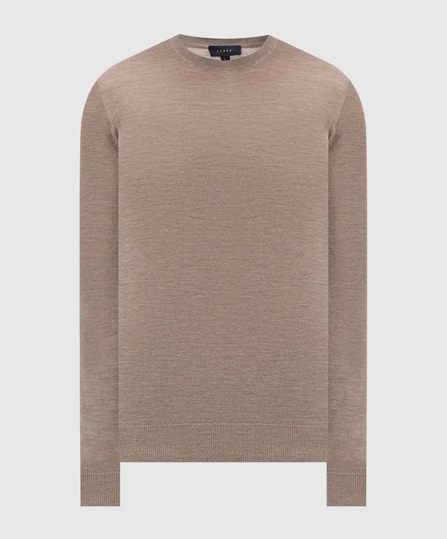 Sease Beige cashmere and silk jumper