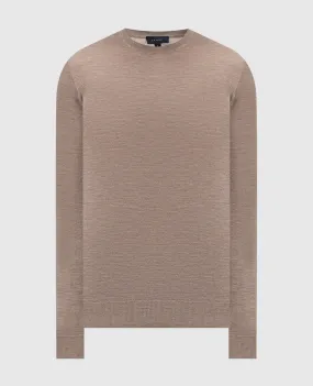 Sease Beige cashmere and silk jumper