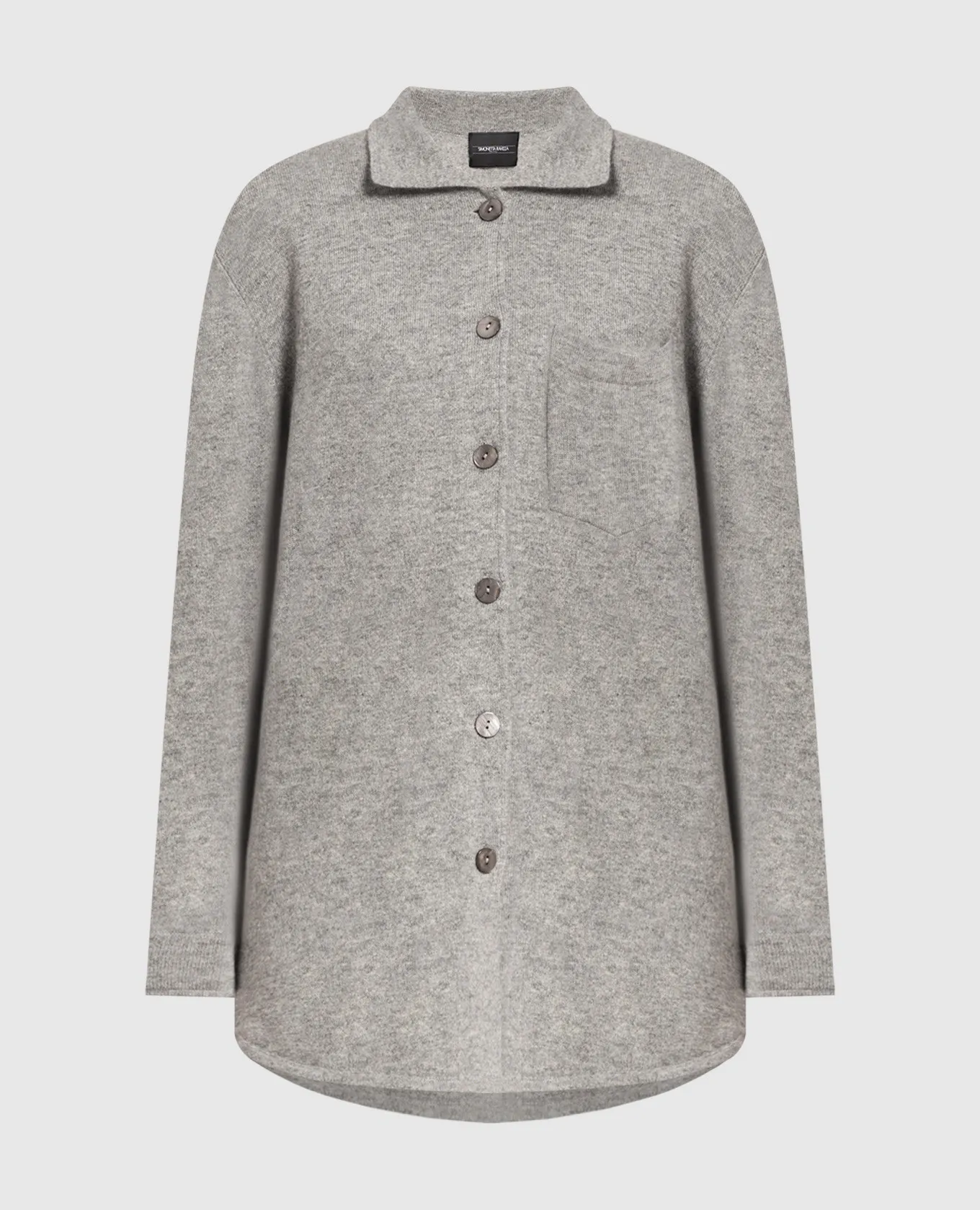 Simonetta Ravizza Betulla gray cashmere cardigan