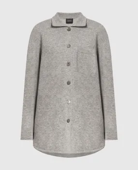 Simonetta Ravizza Betulla gray cashmere cardigan