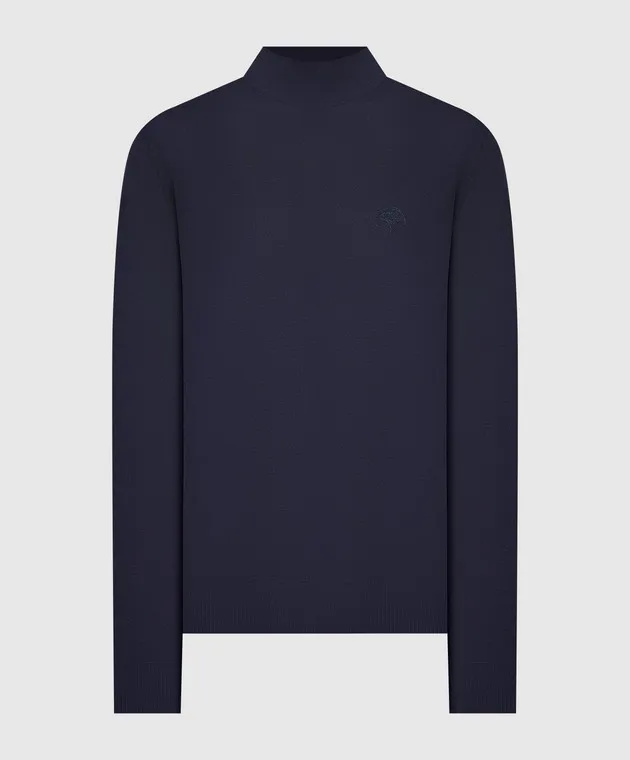 Stefano Ricci Blue jumper from them with logo emblem