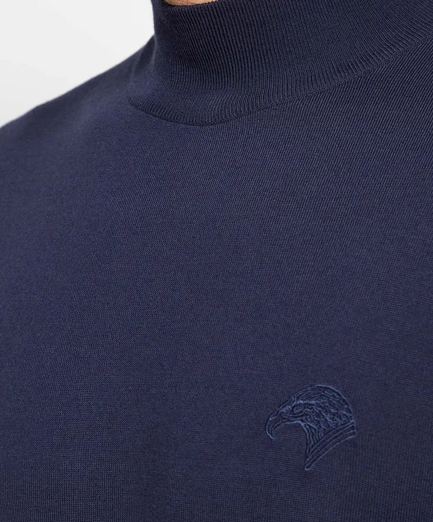 Stefano Ricci Blue jumper from them with logo emblem