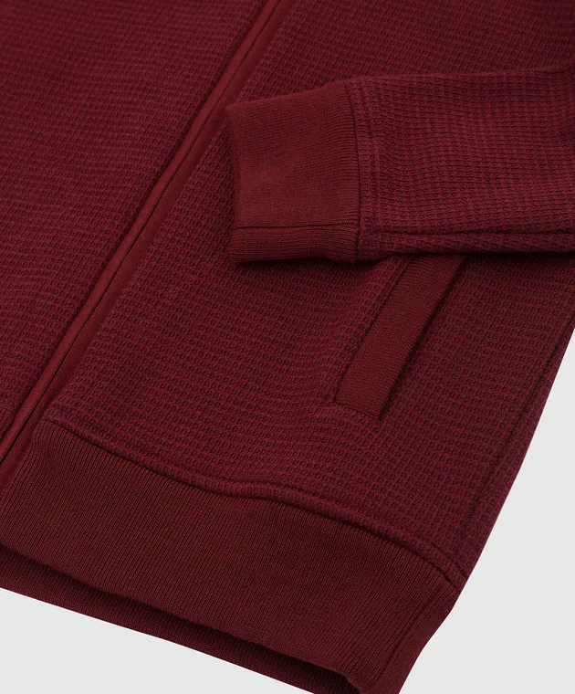 Stefano Ricci Children's burgundy cardigan