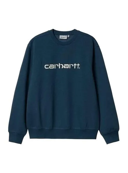 Sudadera Carhartt Sweat Squid Azul para Hombre