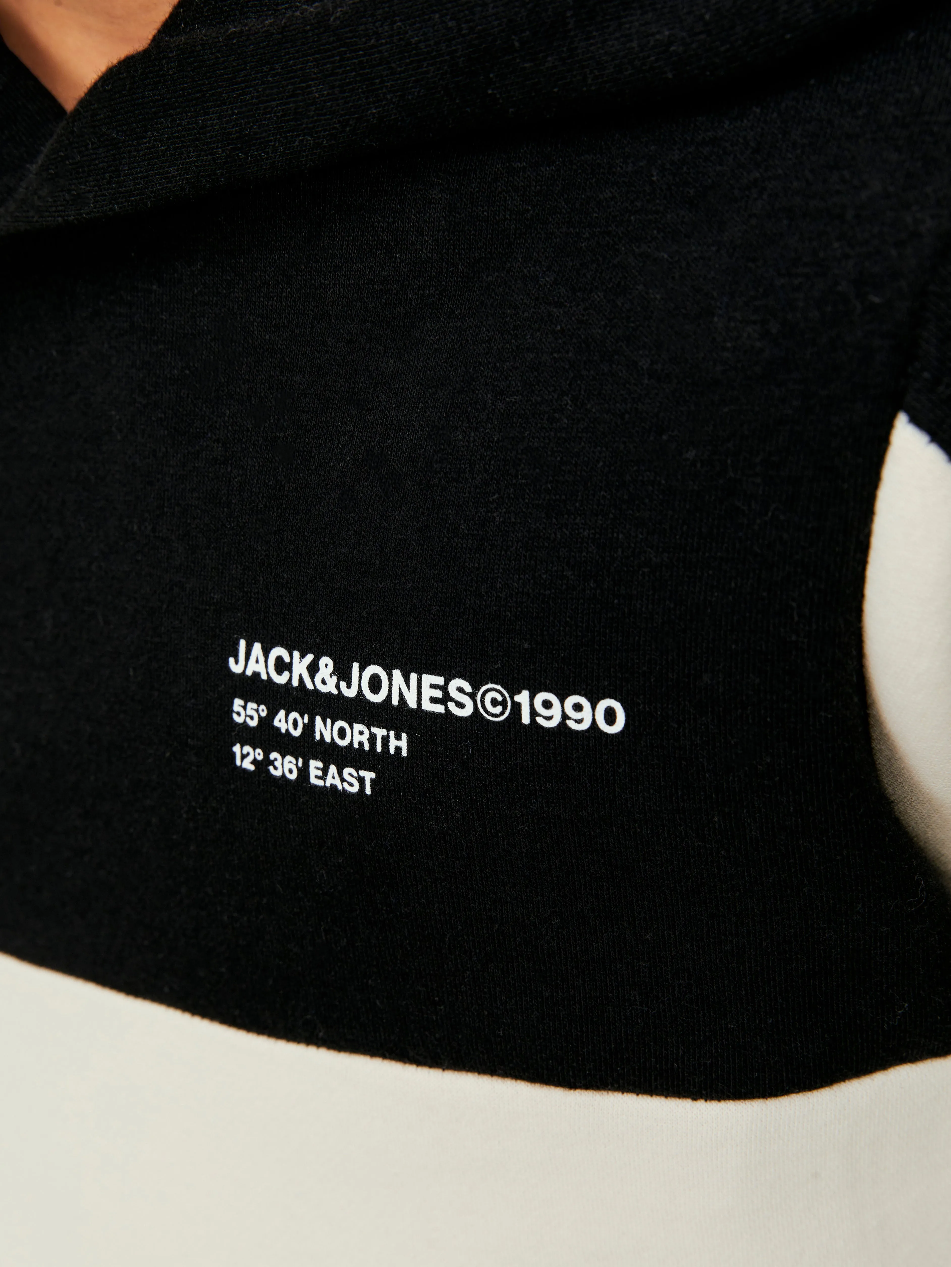 Sudadera con capucha Bloques de color Junior | Beige | Jack & Jones®