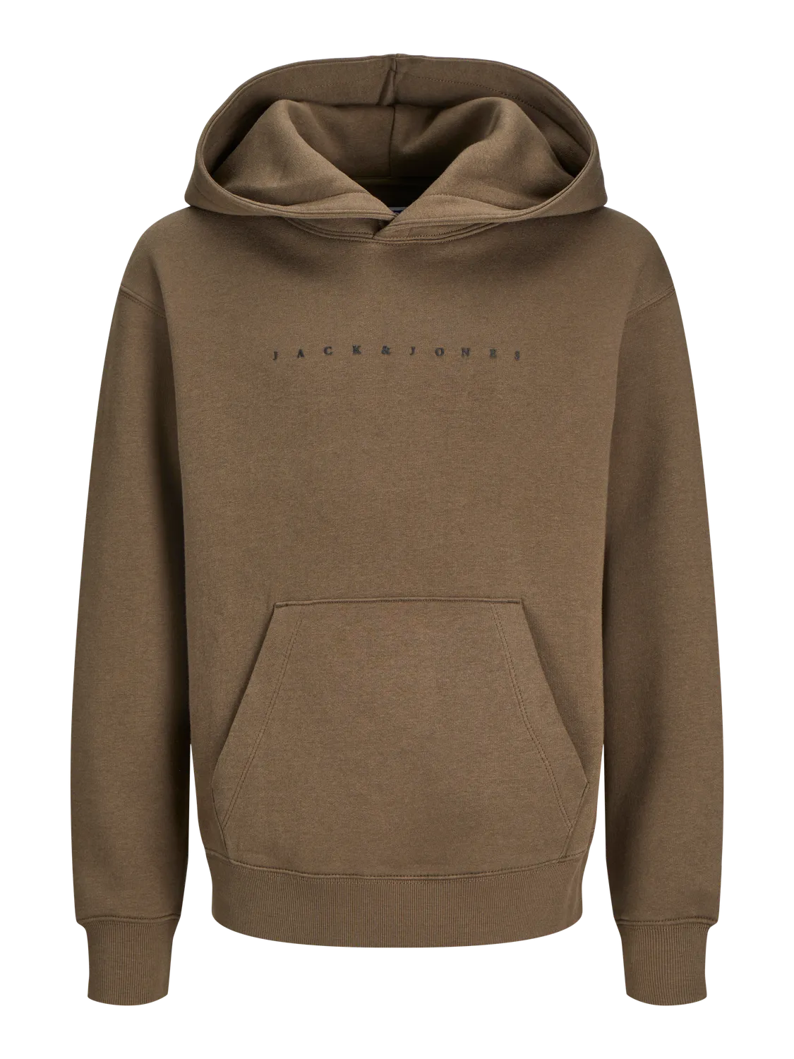 Sudadera con capucha Logotipo Junior | Marrón oscuro | Jack & Jones®