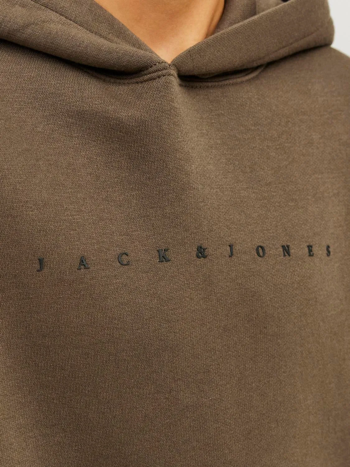 Sudadera con capucha Logotipo Junior | Marrón oscuro | Jack & Jones®